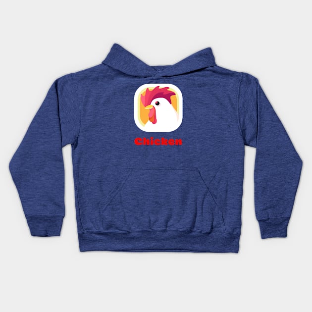 Guess What Chicken Butt Kids Hoodie by Cor Designs